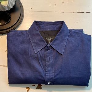 MEN’S RAG & BONE DRESS SHIRT- Size L (slim fit)